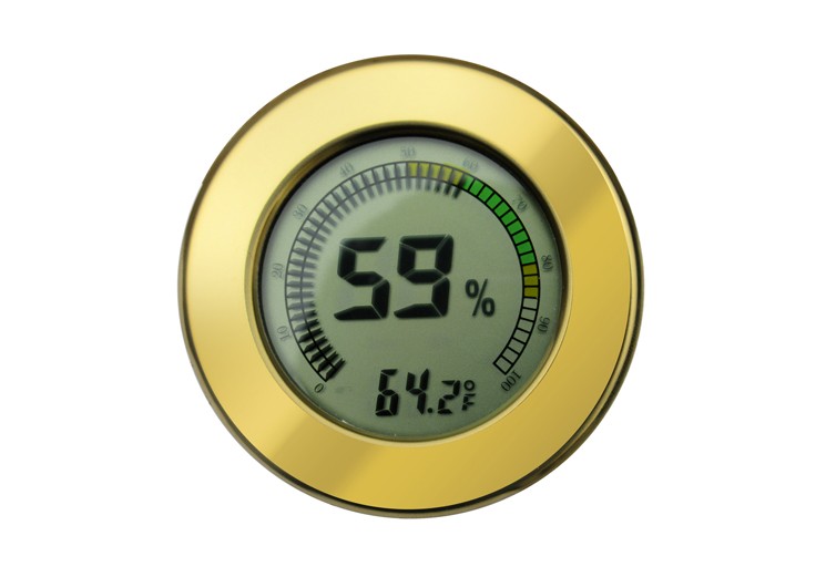 XIKAR Round Digital Hygrometer & Thermometer - Cigar Club SA