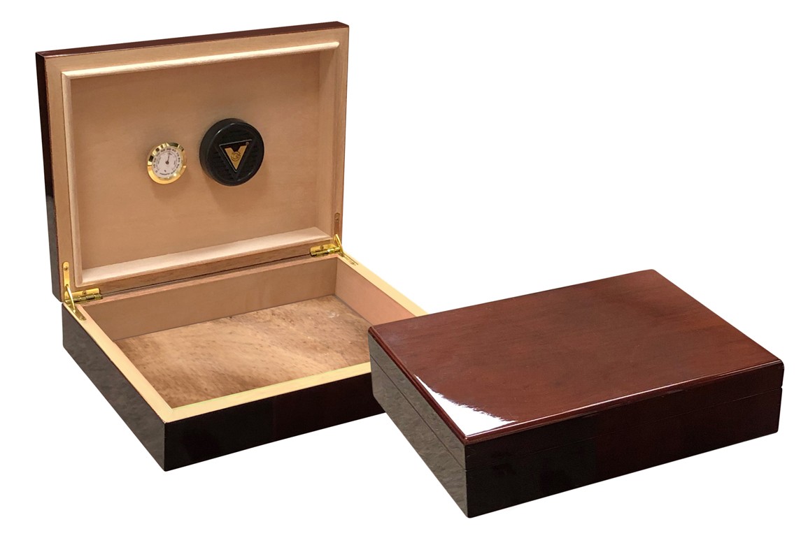 Prestige Import Group Prestige Watch Style Digital Cigar Humidor Hygrometers in Gold | Northwoods Humidors